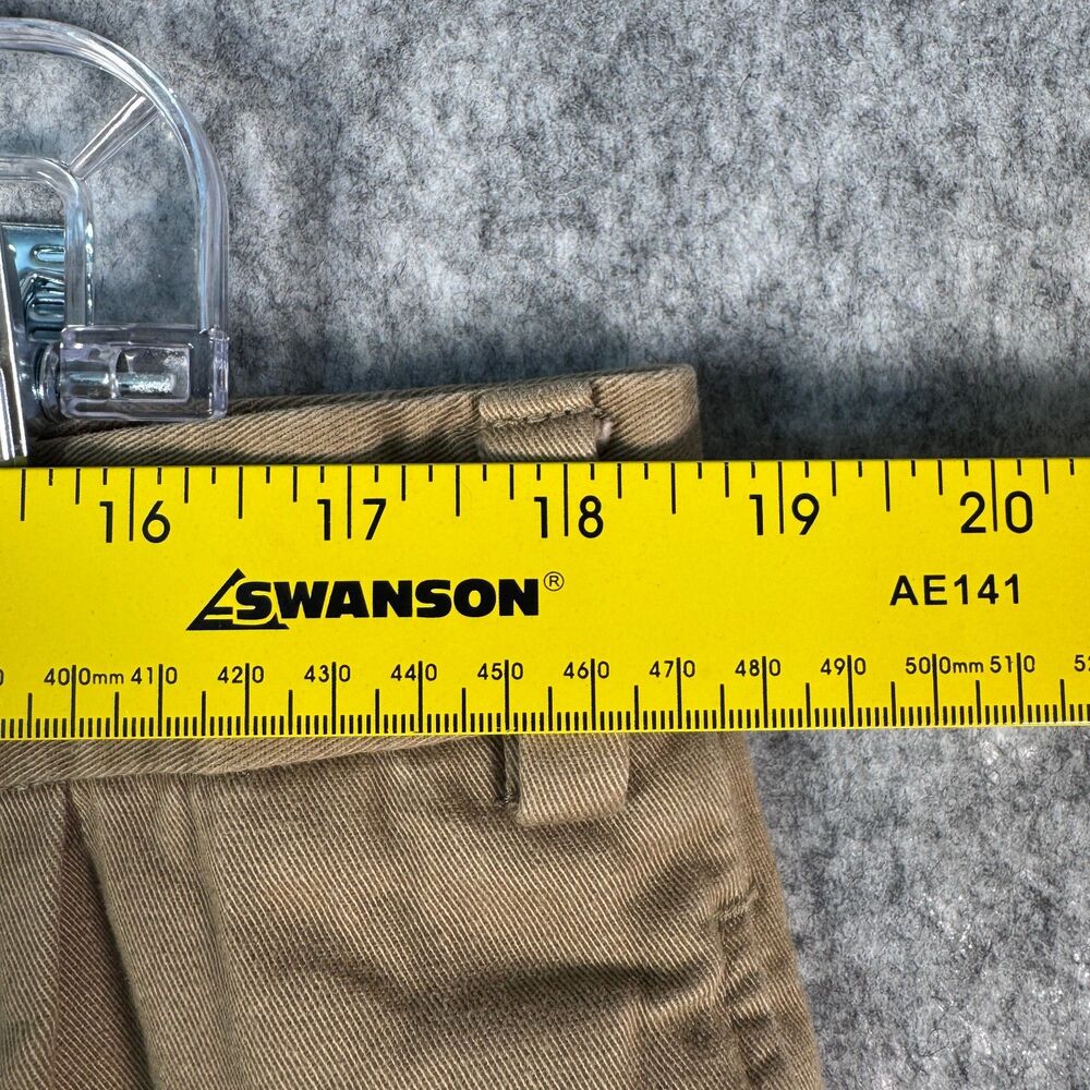 Bills Khakis Pants Mens 38x31 Brown Pleated Cotton Chinos USA - Picture 4 of 14